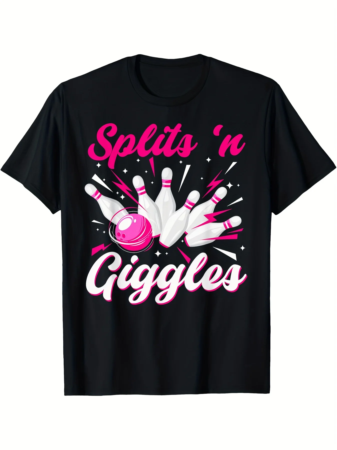 Short Sleeve Bowling Shirt Retro - Funny Bowling Themed T-Shirt for Adults