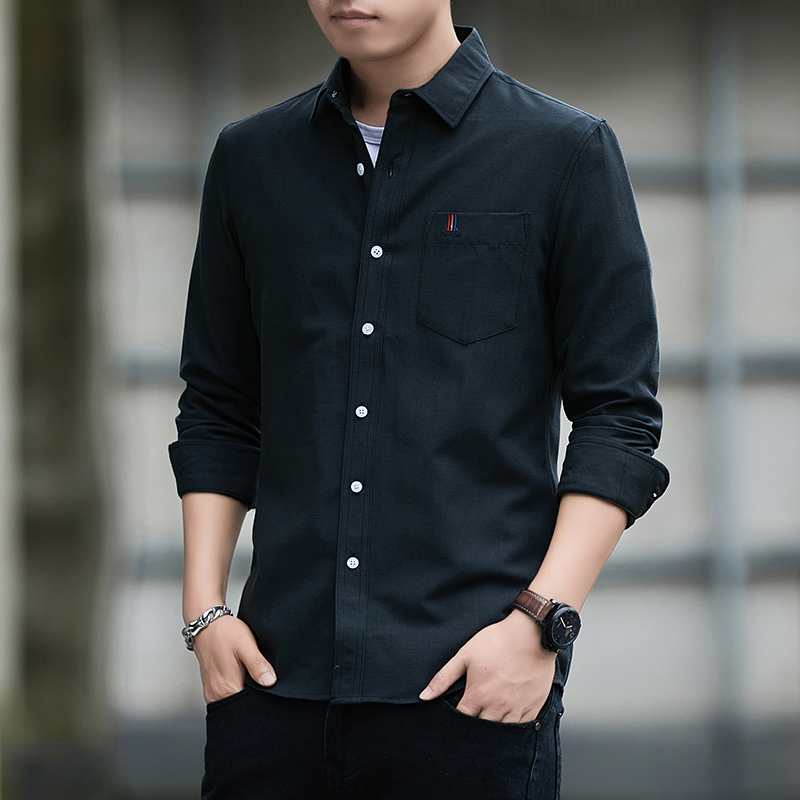 Mens Linen Shirt Long Sleeve - Sports Long Sleeved Jacket Men's Linen