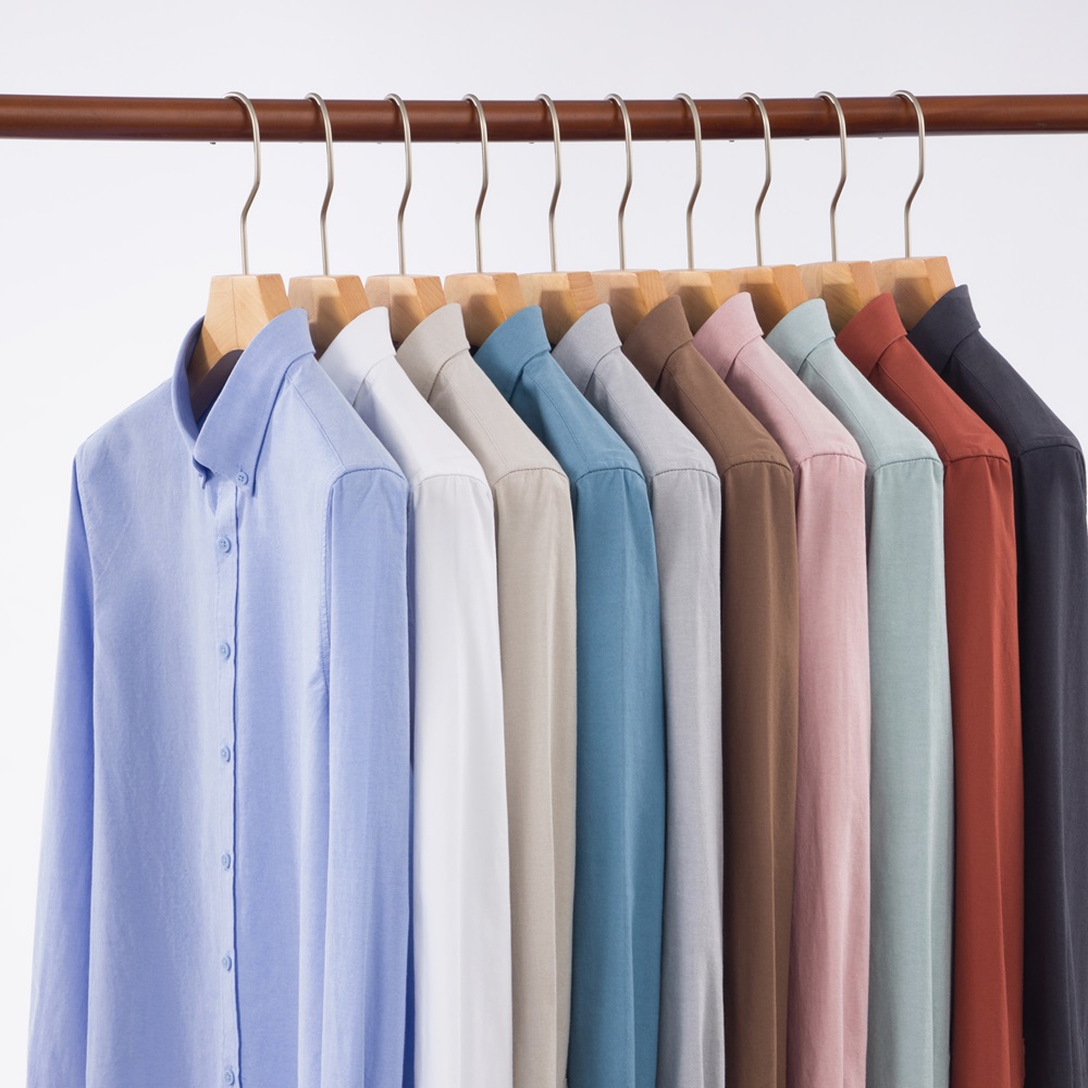 Mandarin Collar Formal Shirt Slim Fit - 2026 New IN Men's 100% Cotton