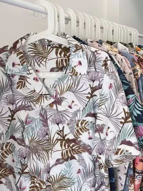 Vintage Thai Floral Shirt Loos - Vintage Hawaiian Floral Shirt ulasan dan harga