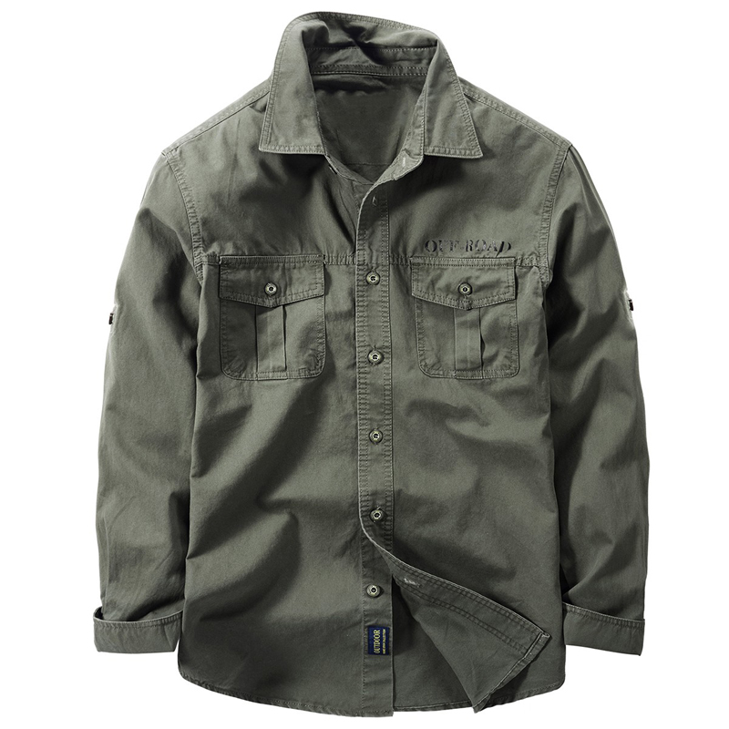 New Men's Spring Multi-pocket  - Tactical Military Shirt Cargo ulasan dan harga