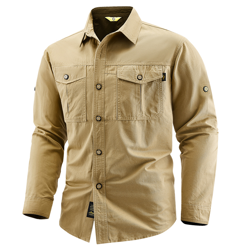Business Military Shirts Men T - Tactical Military Shirt Cargo ulasan dan harga