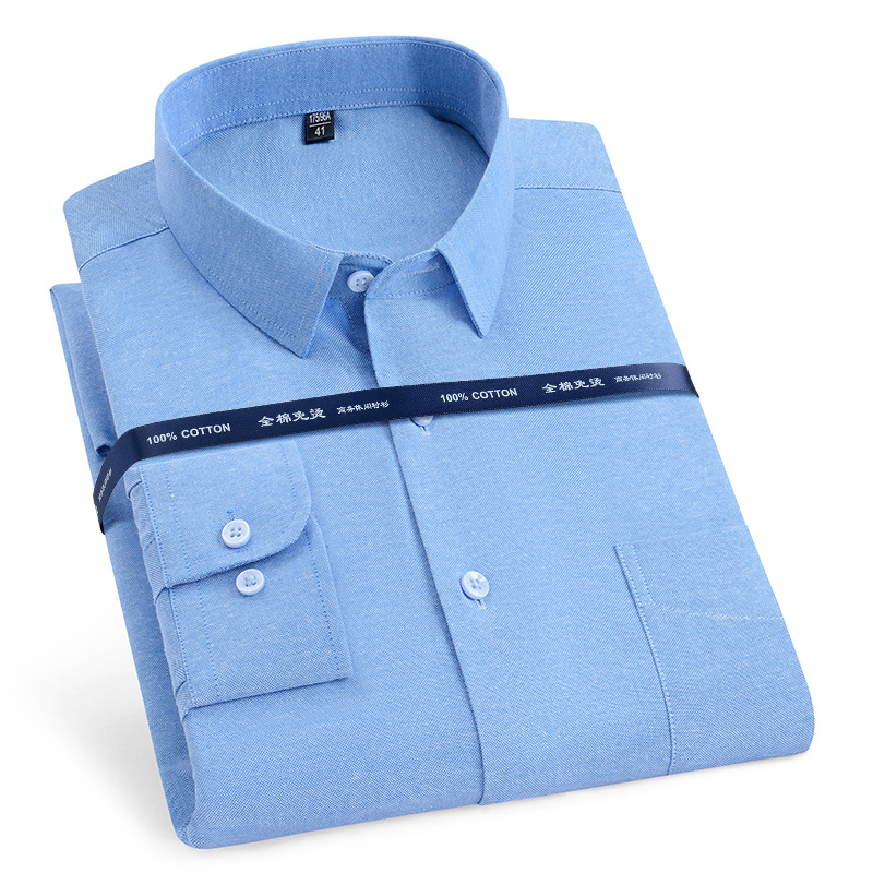Oversize 11XL 10XL 9XL  Qualit - Oxford Cotton Casual Shirt Business ulasan dan harga