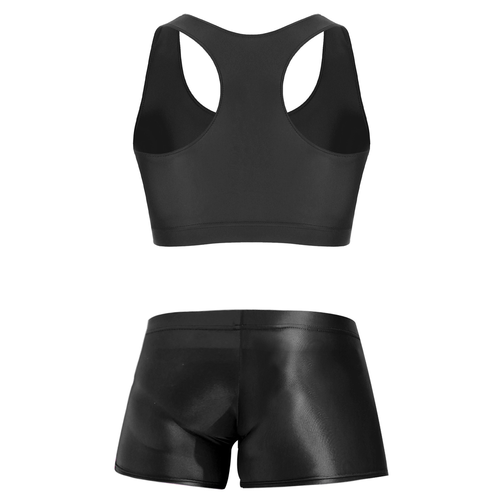 Men Glossy Stretchy Fitness Ou - Underwear ulasan dan harga
