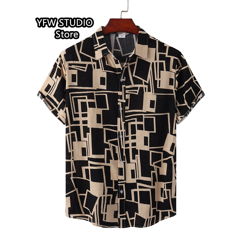 Men's Hawaiian Printed Vintage - Vintage Hawaiian Floral Shirt ulasan dan harga
