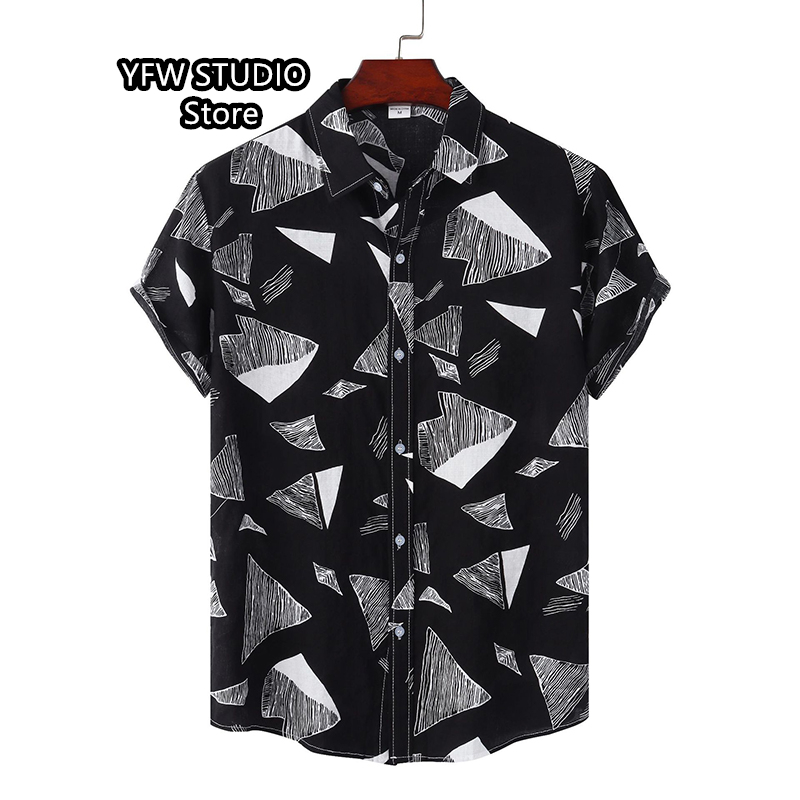 Men's Hawaiian Printed Vintage - Vintage Hawaiian Floral Shirt ulasan dan harga