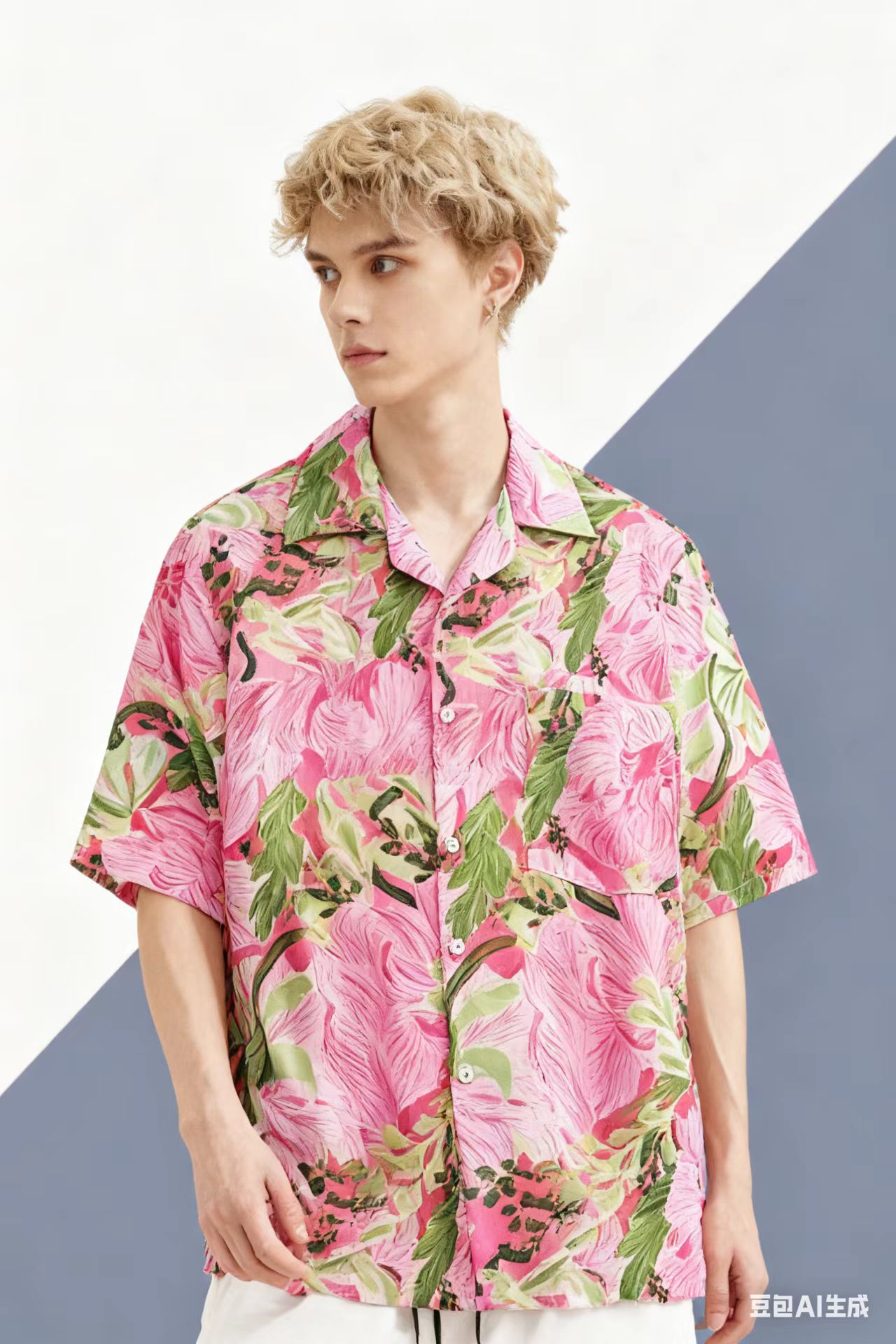 Vintage Beach Blusas Vocation  - Vintage Hawaiian Floral Shirt ulasan dan harga