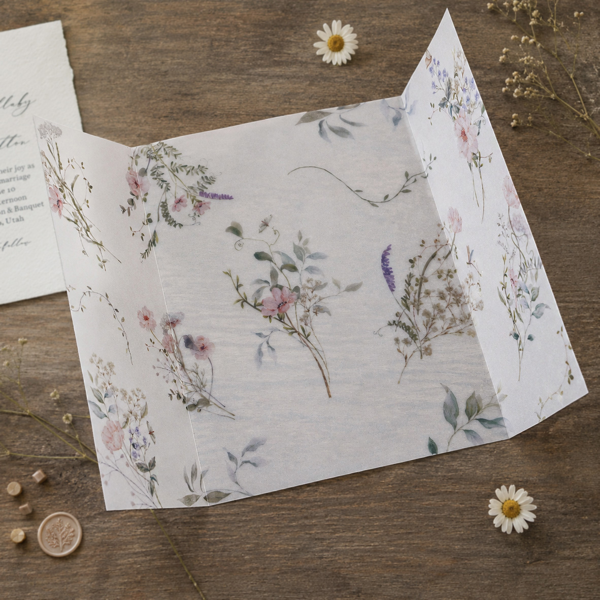 20/50pcs Vellum Wrap with Wate - Jackets ulasan dan harga