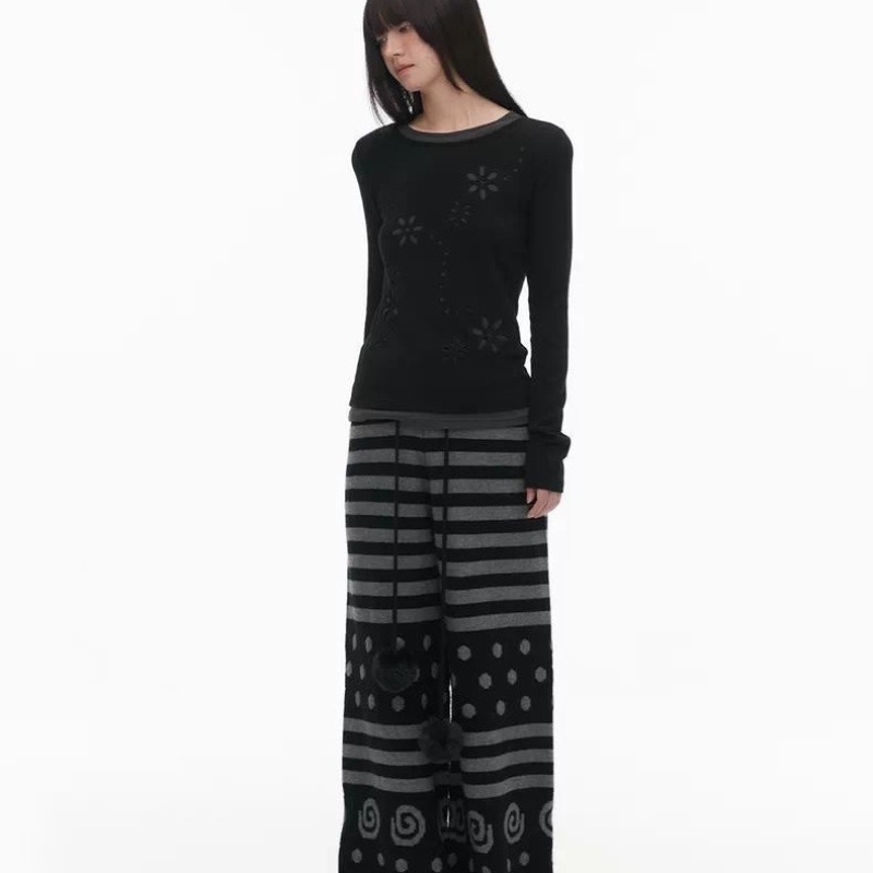 Y2K Women Double Layer Embroid - T-Shirts ulasan dan harga