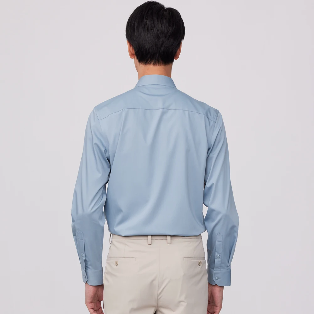 Men's Business Non-Iron Shirt  - Breathable Bamboo Fiber Shirt Non Iron ulasan dan harga
