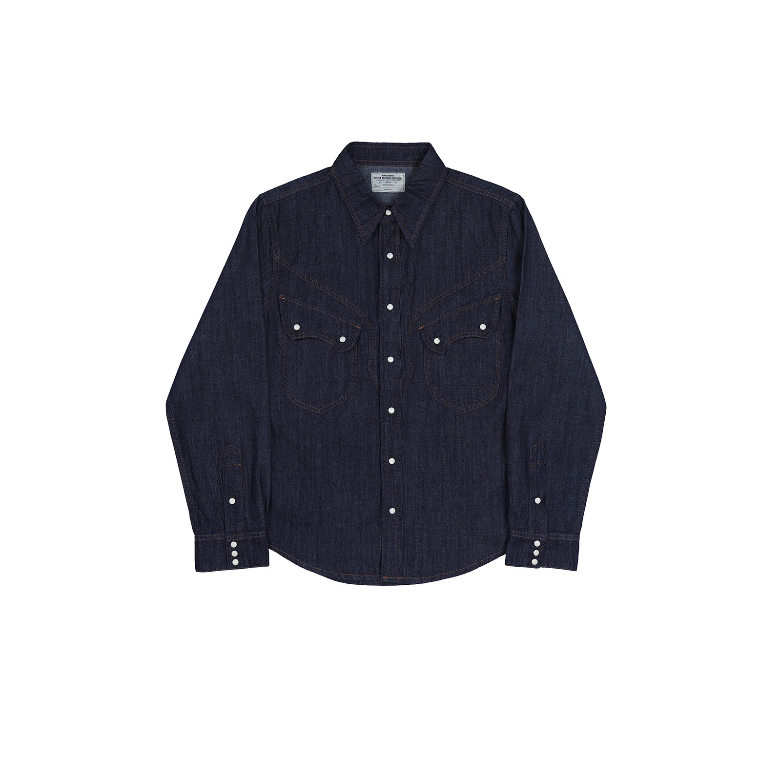 Cowboy Western Snap Shirt Simp - Mens Western Denim Pearl Snap Shirt ulasan dan harga
