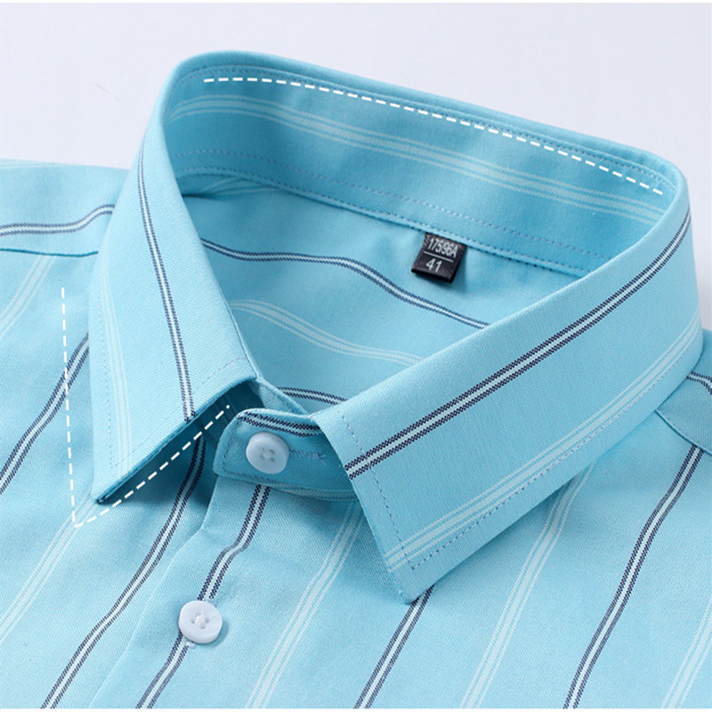Big Size 11XL 10XL 9XL 8XL 100 - Oxford Cotton Casual Shirt Business ulasan dan harga