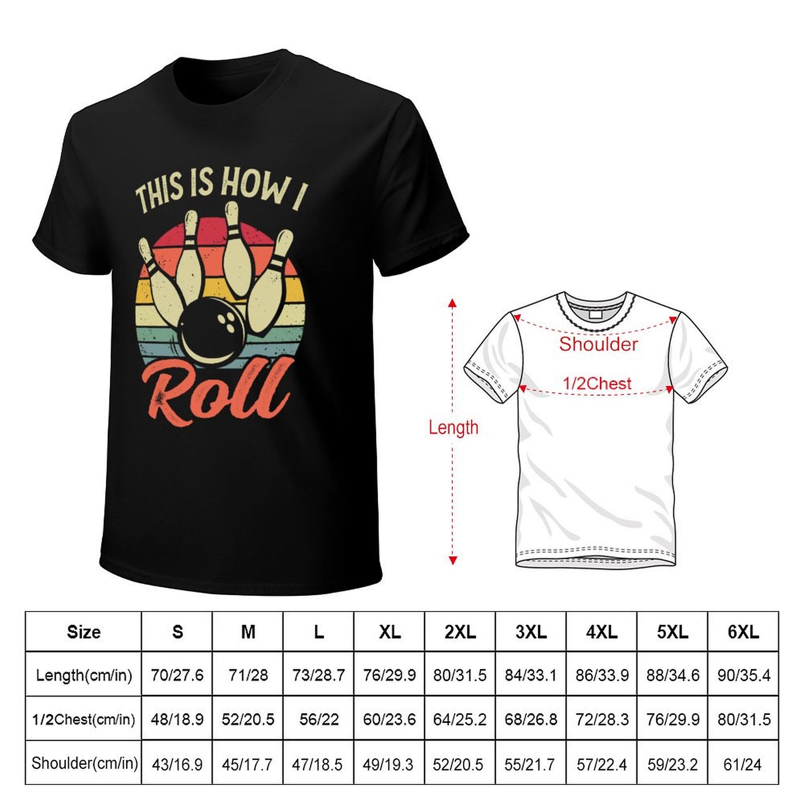 This Is How I Roll Retro Bowli - Short Sleeve Bowling Shirt Retro ulasan dan harga