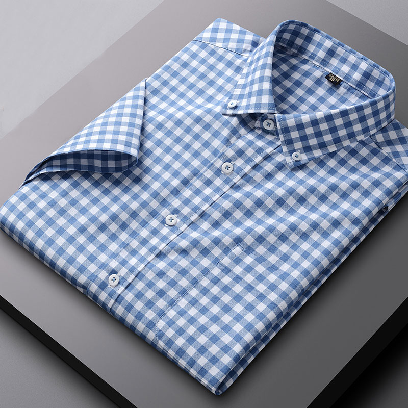 Summer new 100% cotton Oxford  - Oxford Cotton Casual Shirt Business ulasan dan harga