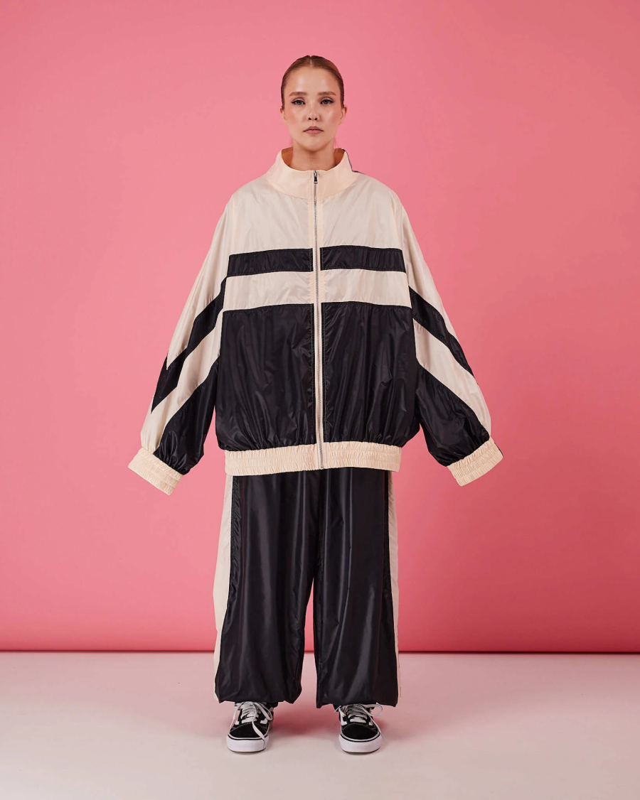 Women Acetate Satin Tracksuit  - Jackets ulasan dan harga