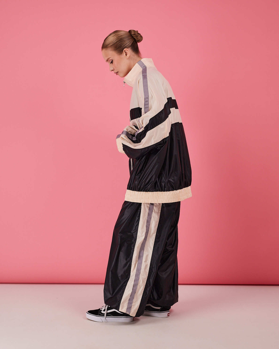 Women Acetate Satin Tracksuit  - Jackets ulasan dan harga