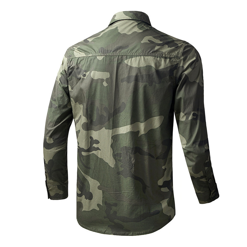 Spring Autumn Men's Tactical C - Tactical Military Shirt Cargo ulasan dan harga