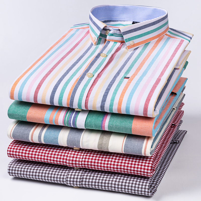 Pure Cotton High Quality Busin - Oxford Cotton Casual Shirt Business ulasan dan harga