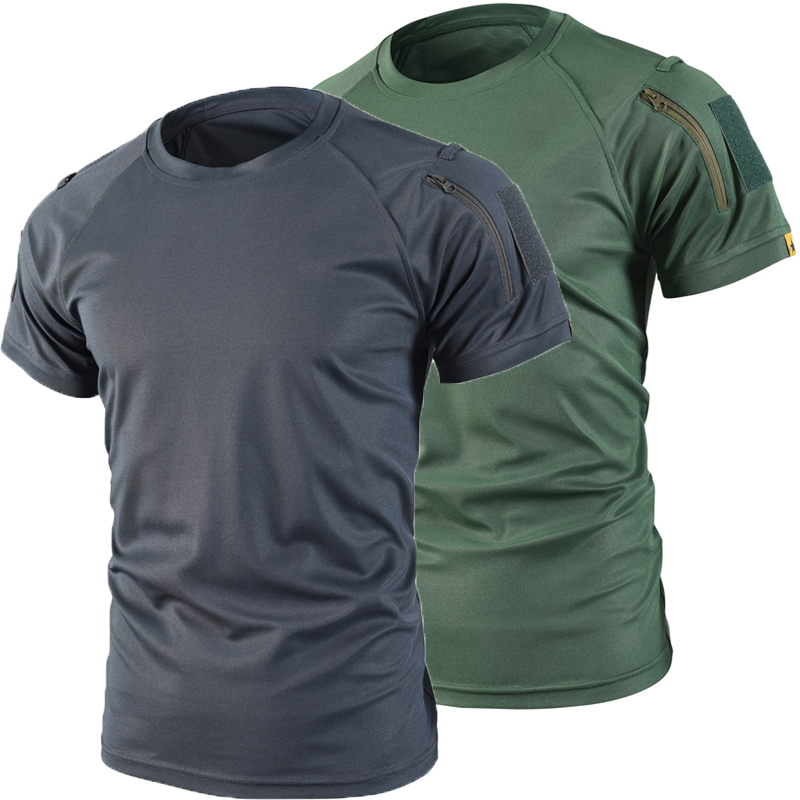 Men's Military Summer Sports T - Tactical Military Shirt Cargo ulasan dan harga
