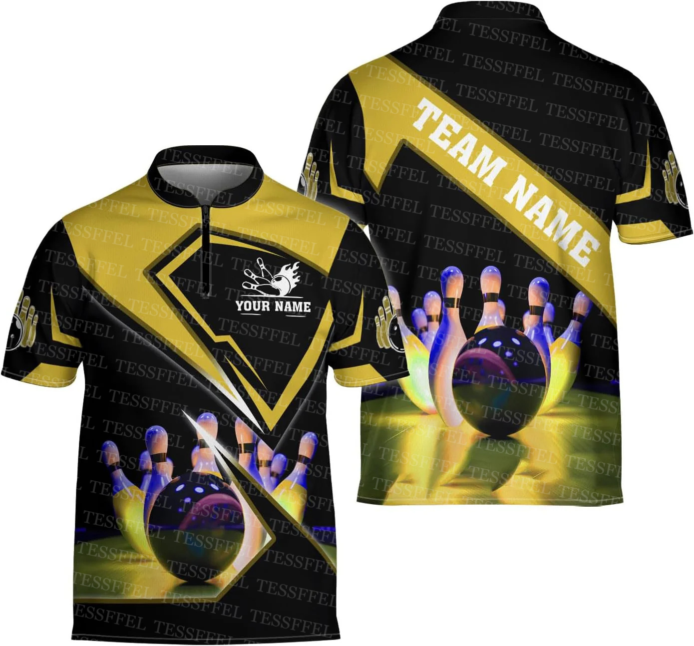 Custom Name Graffiti Flame Str - Short Sleeve Bowling Shirt Retro ulasan dan harga