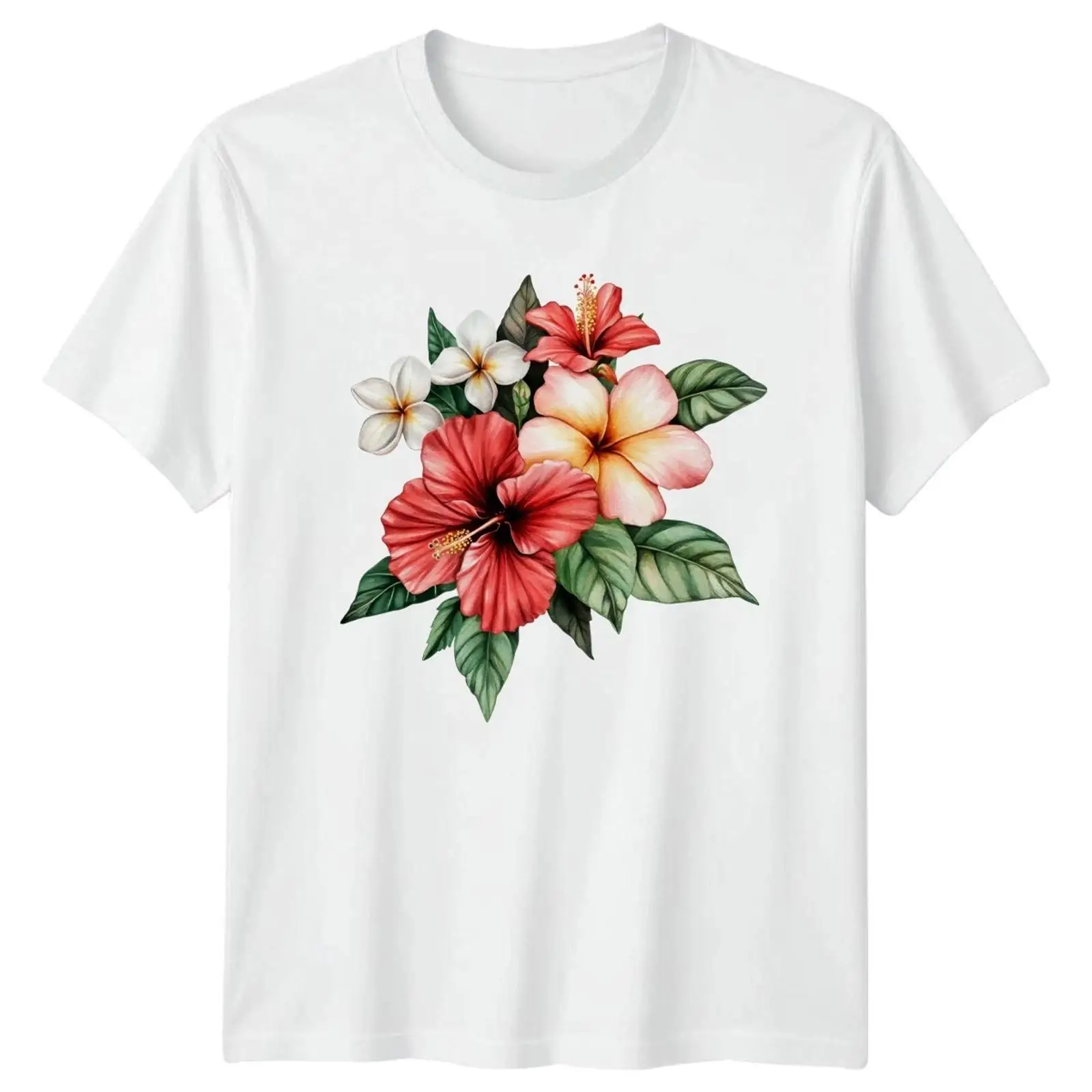 Tropical Flowers Nature Hawaii - Vintage Hawaiian Floral Shirt ulasan dan harga