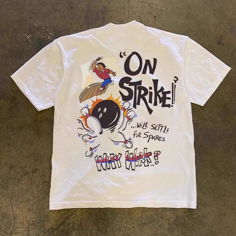 Why Work on American Retro Sho - Short Sleeve Bowling Shirt Retro ulasan dan harga