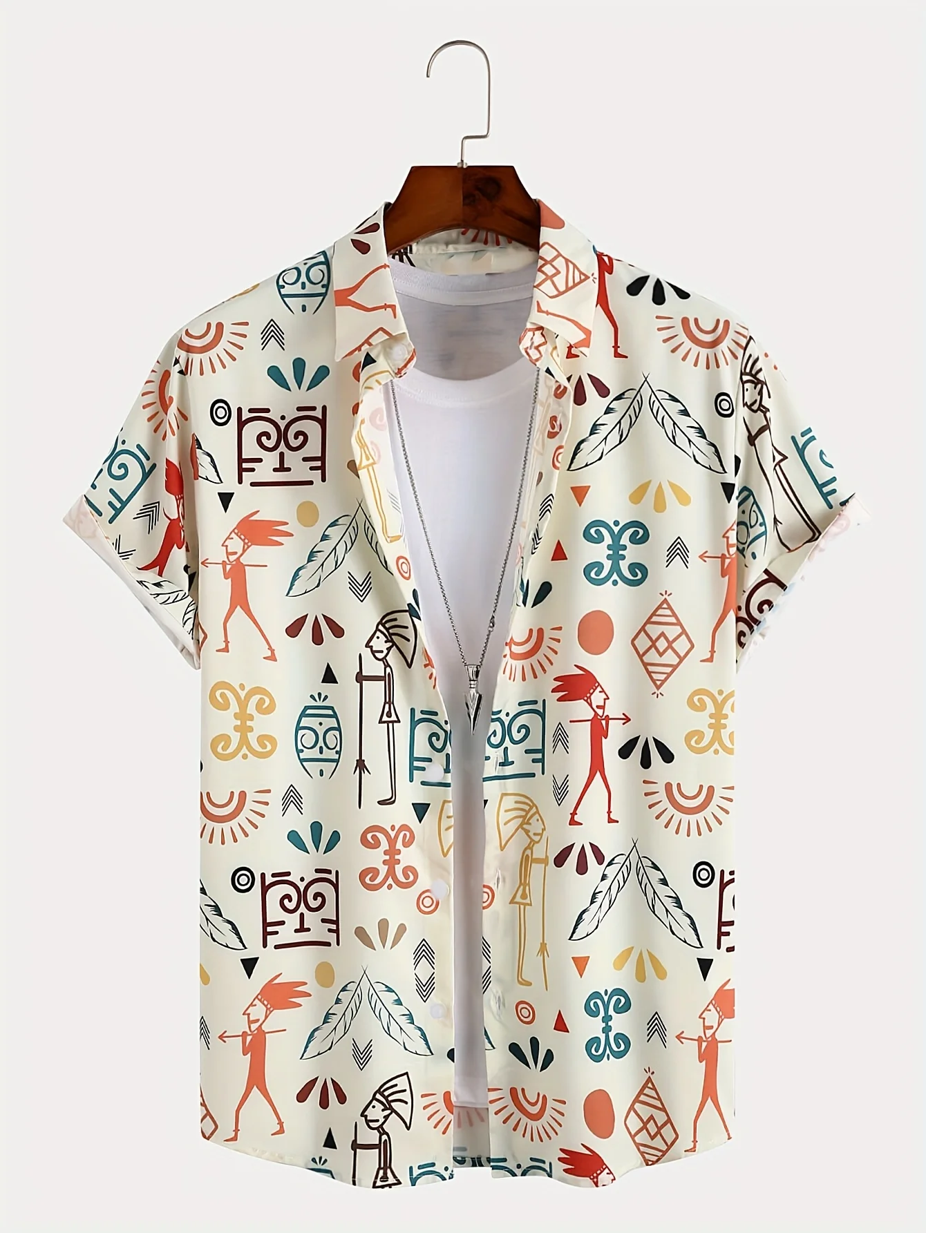 Breathable Thin Fabric Multi S - Vintage Hawaiian Floral Shirt ulasan dan harga
