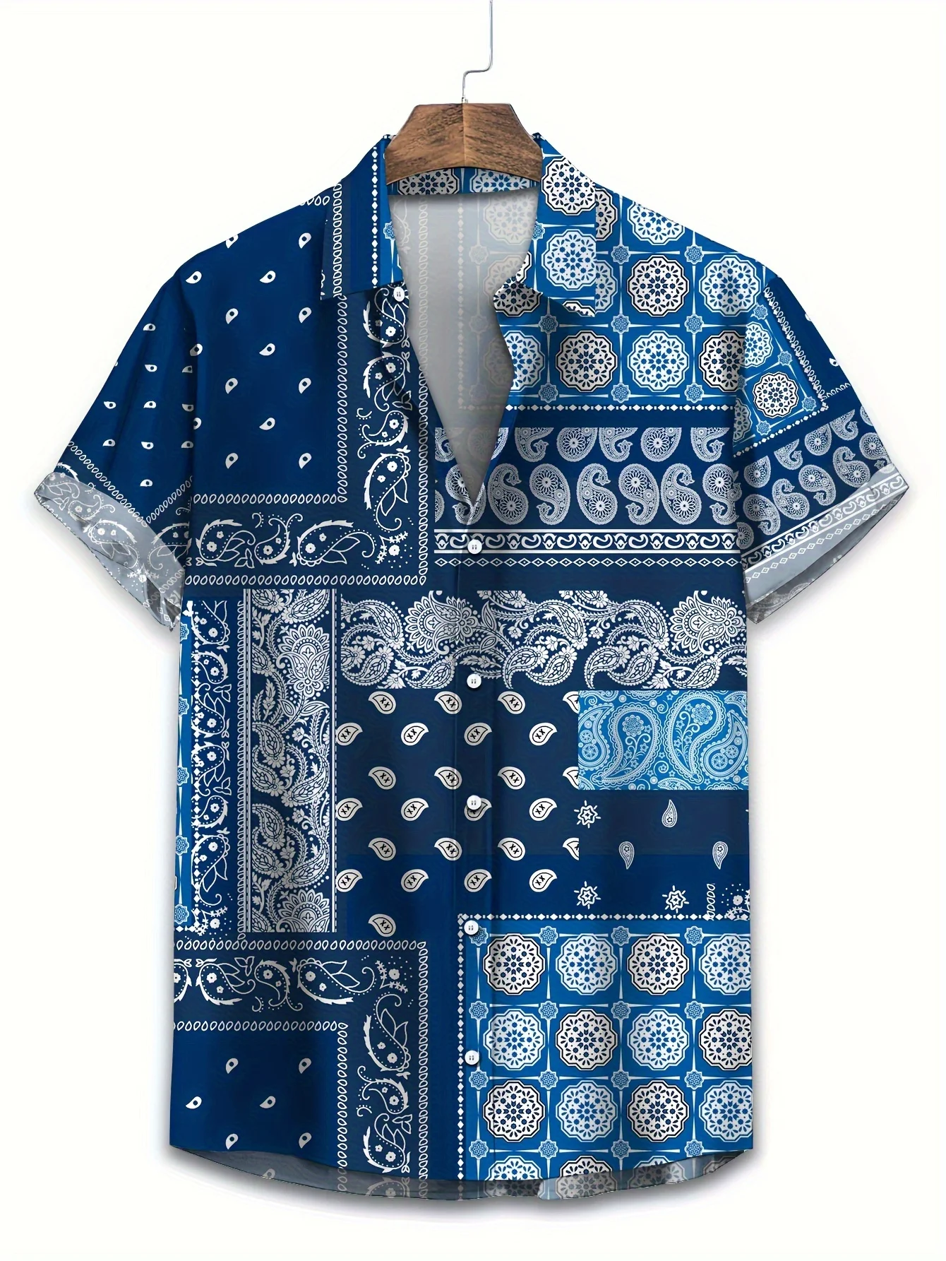Breathable Thin Fabric Multi S - Vintage Hawaiian Floral Shirt ulasan dan harga