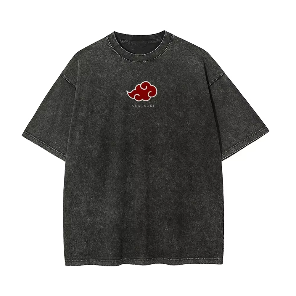 Naruto Itachi Uchiha T Shirt A - Acid Wash Vintage Graphic T Shirt ulasan dan harga