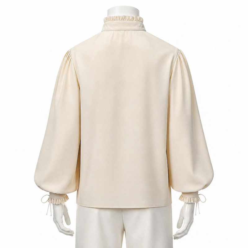 Renaissance Medieval Pirate Sh - Medieval Gothic Lace Up Pirate Shirt ulasan dan harga