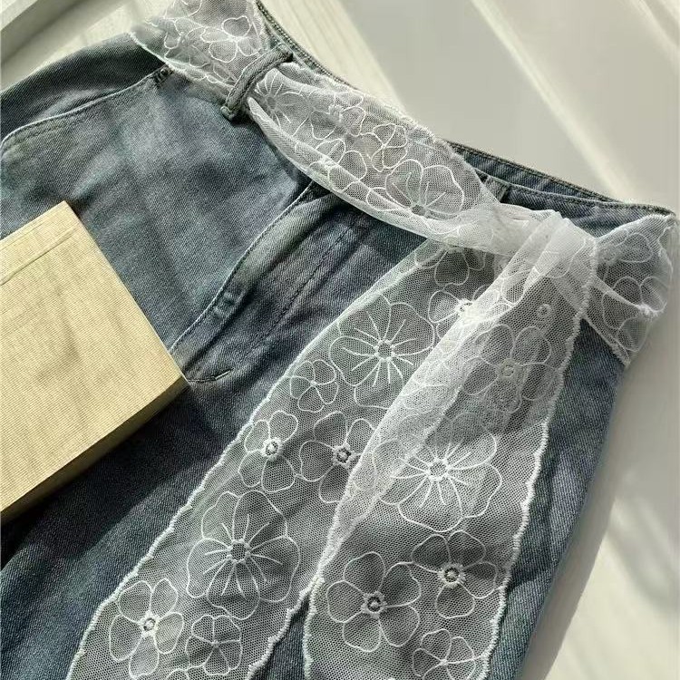 Sweet White Lace Belt for Wome - Jeans ulasan dan harga