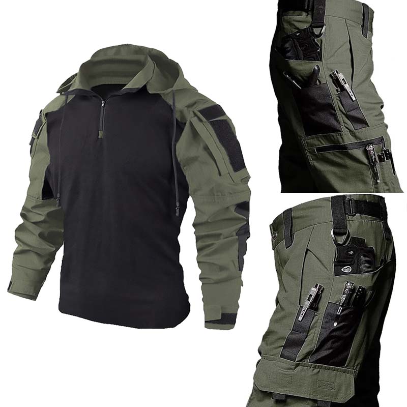 Tactical Military Uniform Set  - Tactical Military Shirt Cargo ulasan dan harga