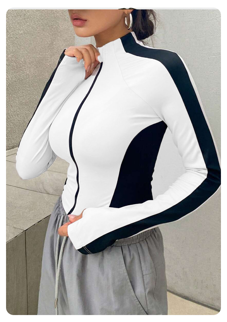 Yoga Clothes Stand Up Collar J - Jackets ulasan dan harga
