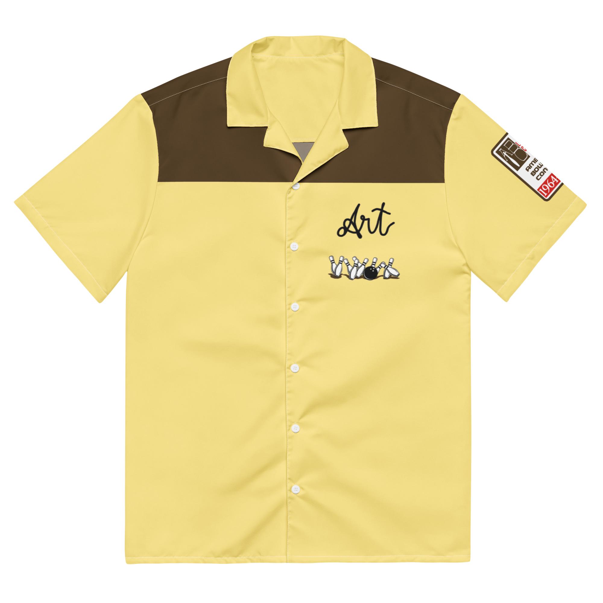 The Dude's The Big Lebowski Mo - Short Sleeve Bowling Shirt Retro ulasan dan harga