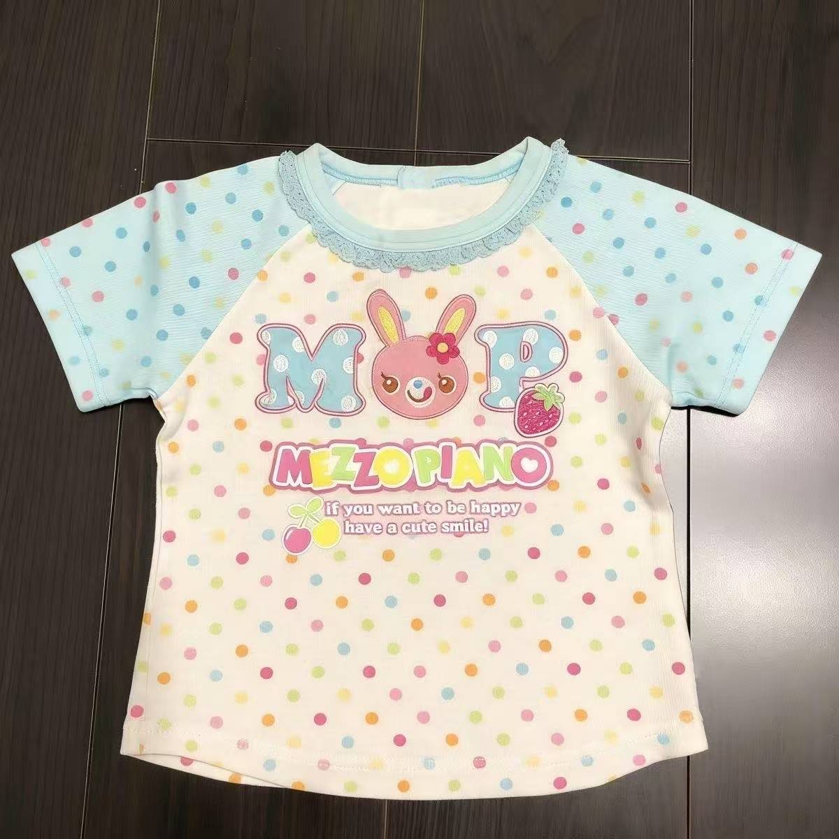 Y2K Cute Printed T Shirt Crop  - T-Shirts ulasan dan harga