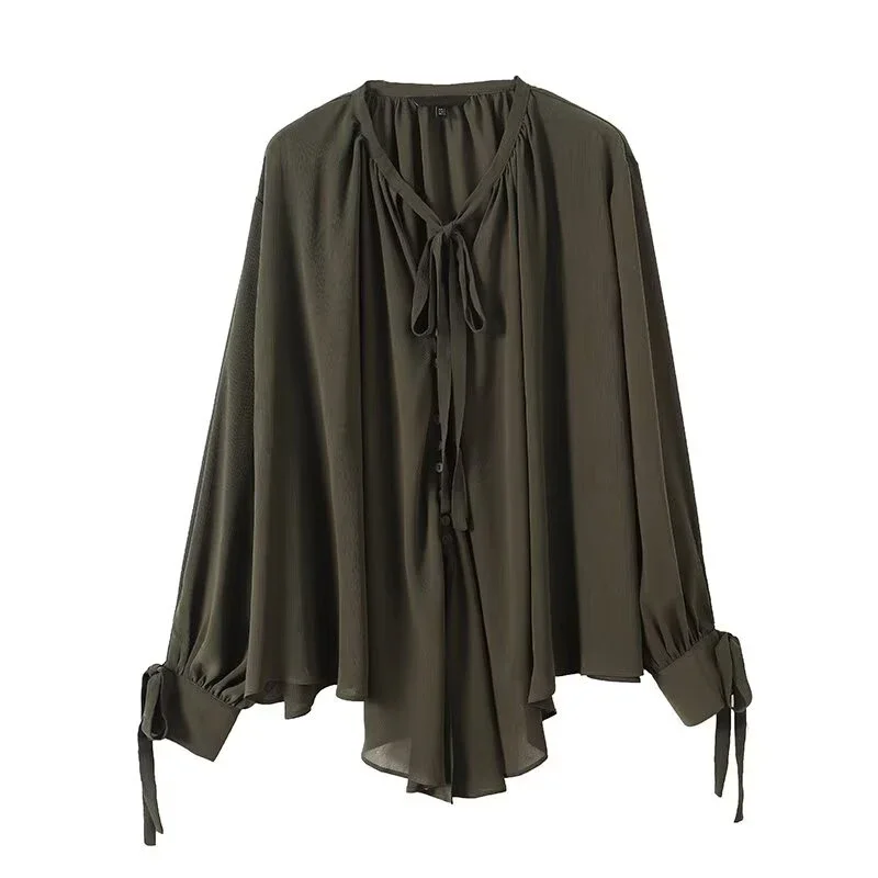 2025 French Style Women's Shir - Shirts ulasan dan harga