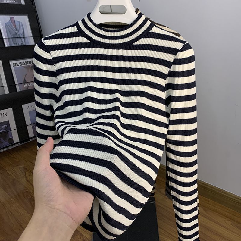 Plus Size Women Mock Neck Long - T-Shirts ulasan dan harga
