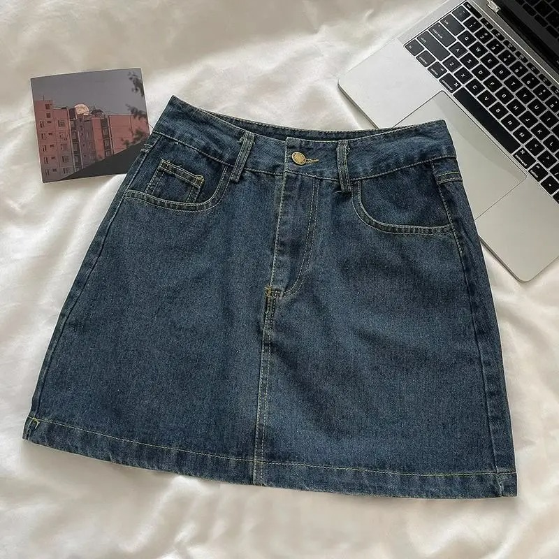 Y2K Denim Skirt Set: Vintage J - Jackets ulasan dan harga