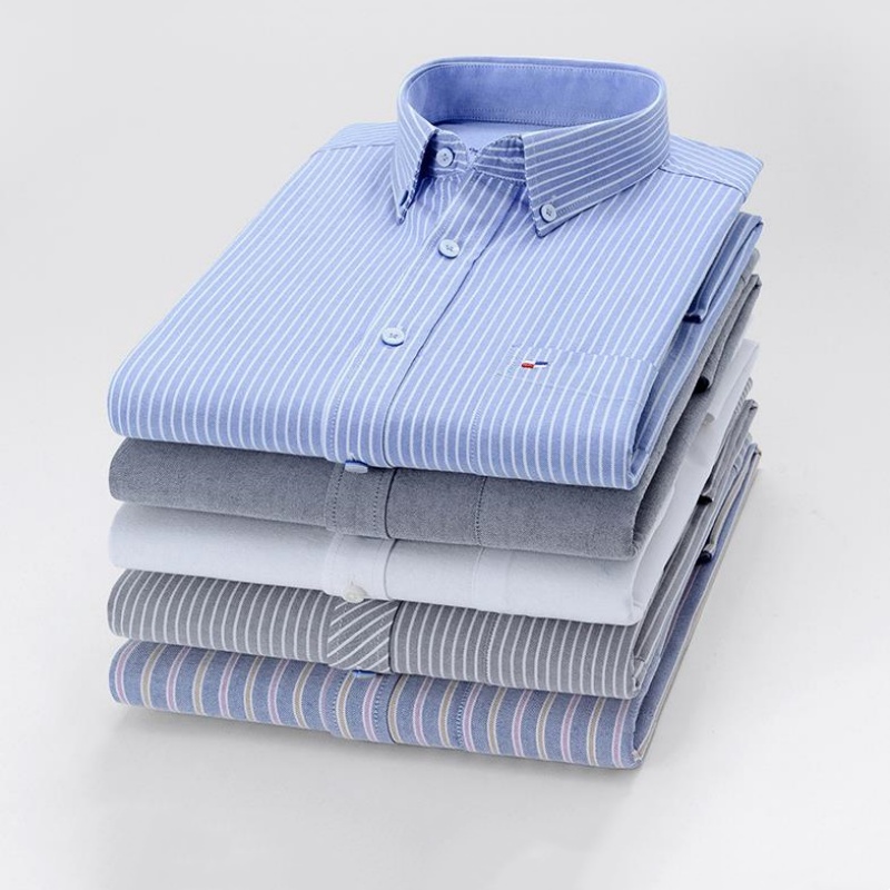 100% Pure Cotton Oxford Men So - Oxford Cotton Casual Shirt Business ulasan dan harga