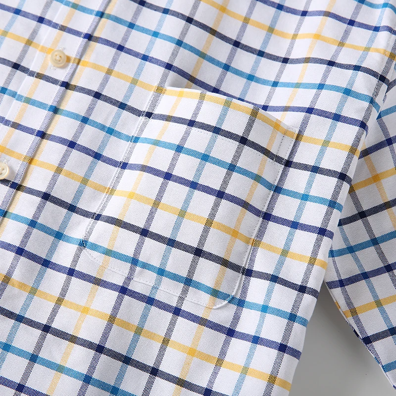 Men's 100% Cotton Shirts Long  - Oxford Cotton Casual Shirt Business ulasan dan harga
