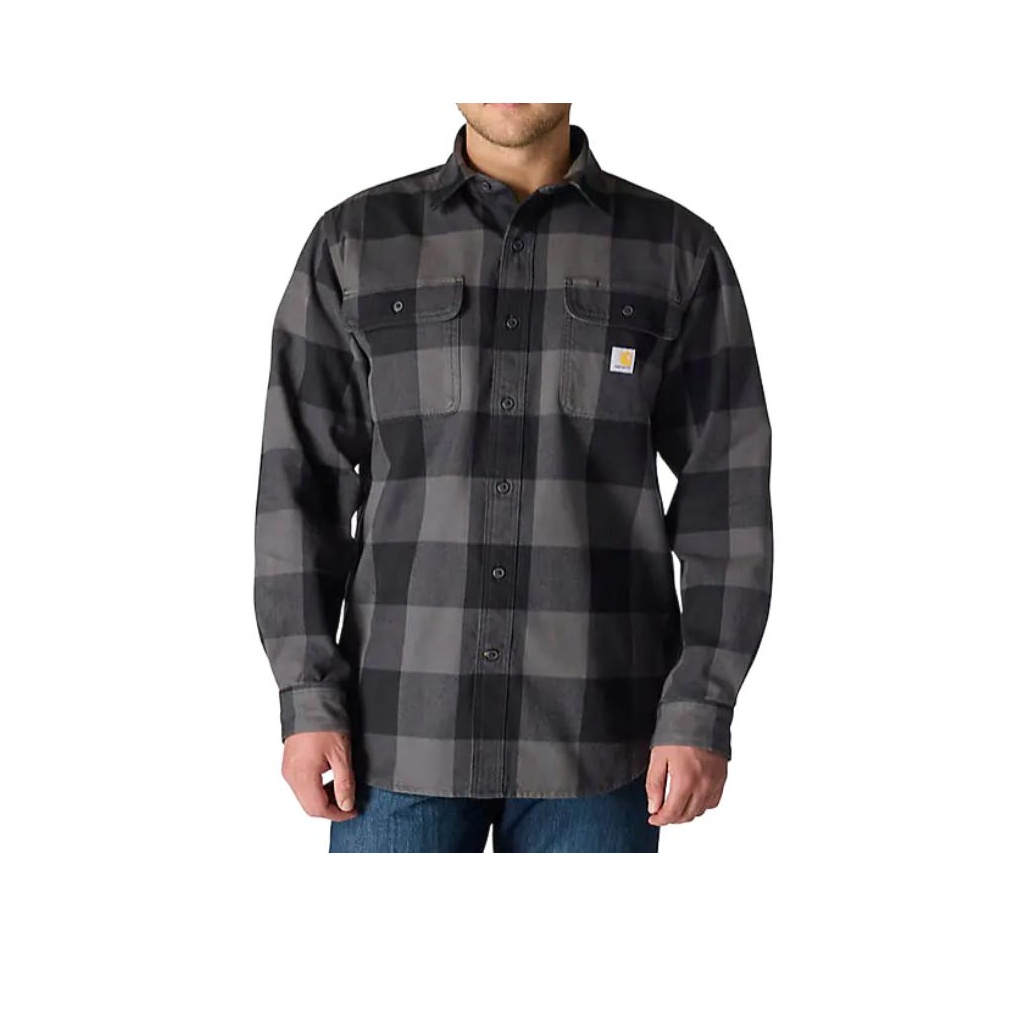 Carhartt FW25 107013 Loose Fit - Flannel Plaid Shirt Heavy Weight ulasan dan harga