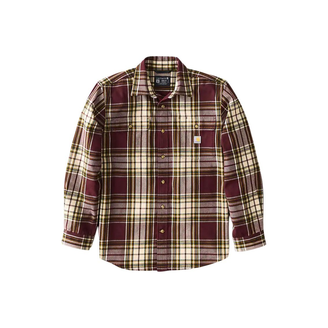 Carhartt FW25 107013 Loose Fit - Flannel Plaid Shirt Heavy Weight ulasan dan harga