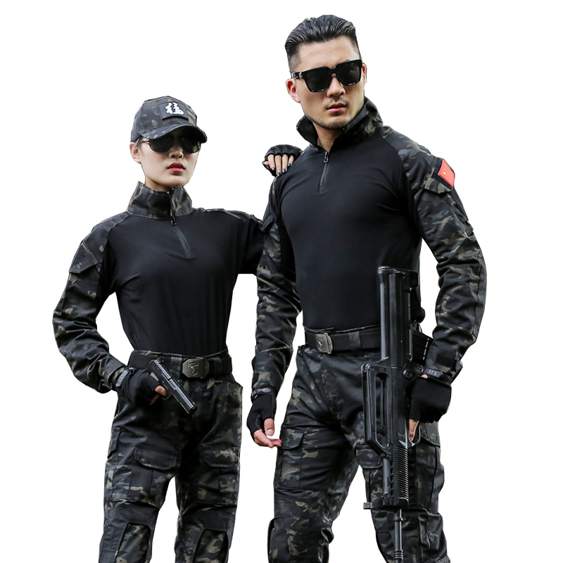 Outdoor Tactical Suits Camoufl - Tactical Military Shirt Cargo ulasan dan harga