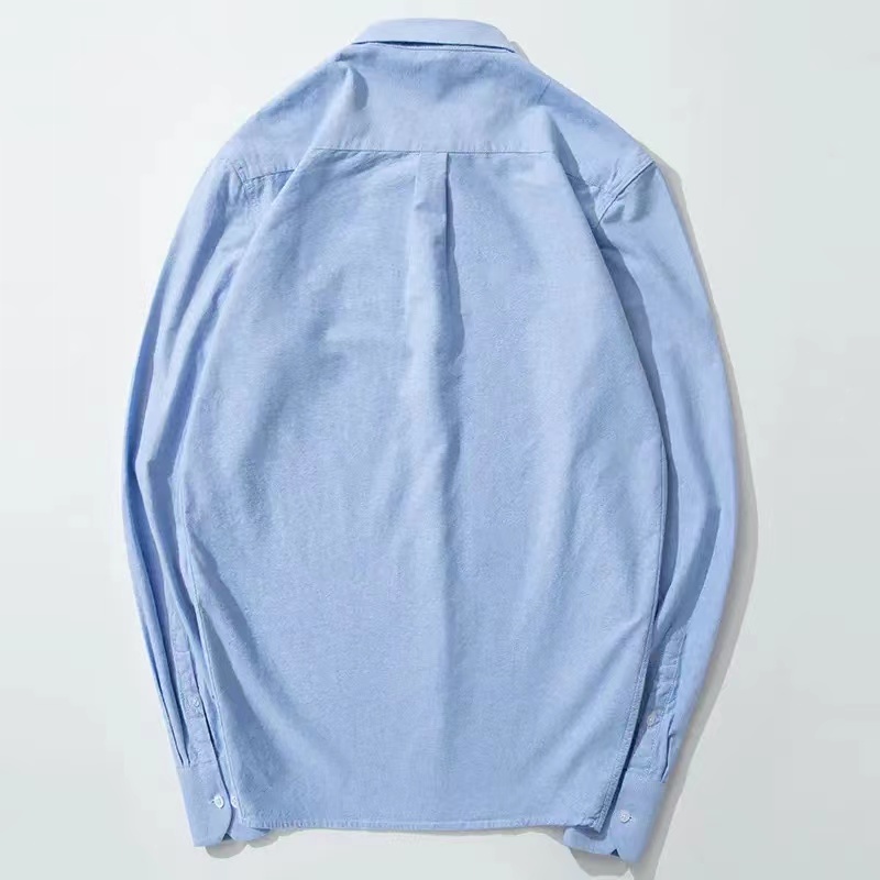 S-6XL Oxford Shirts for Men Lo - Oxford Cotton Casual Shirt Business ulasan dan harga