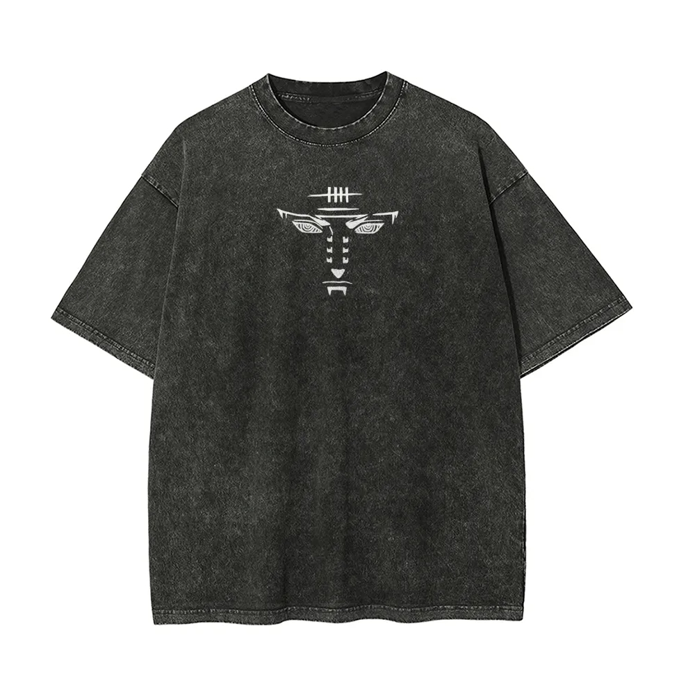 Naruto Pain T Shirt Rinnegan A - Acid Wash Vintage Graphic T Shirt ulasan dan harga