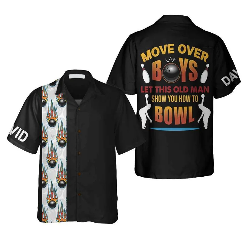 Classic Retro Bowling Ball Pri - Short Sleeve Bowling Shirt Retro ulasan dan harga