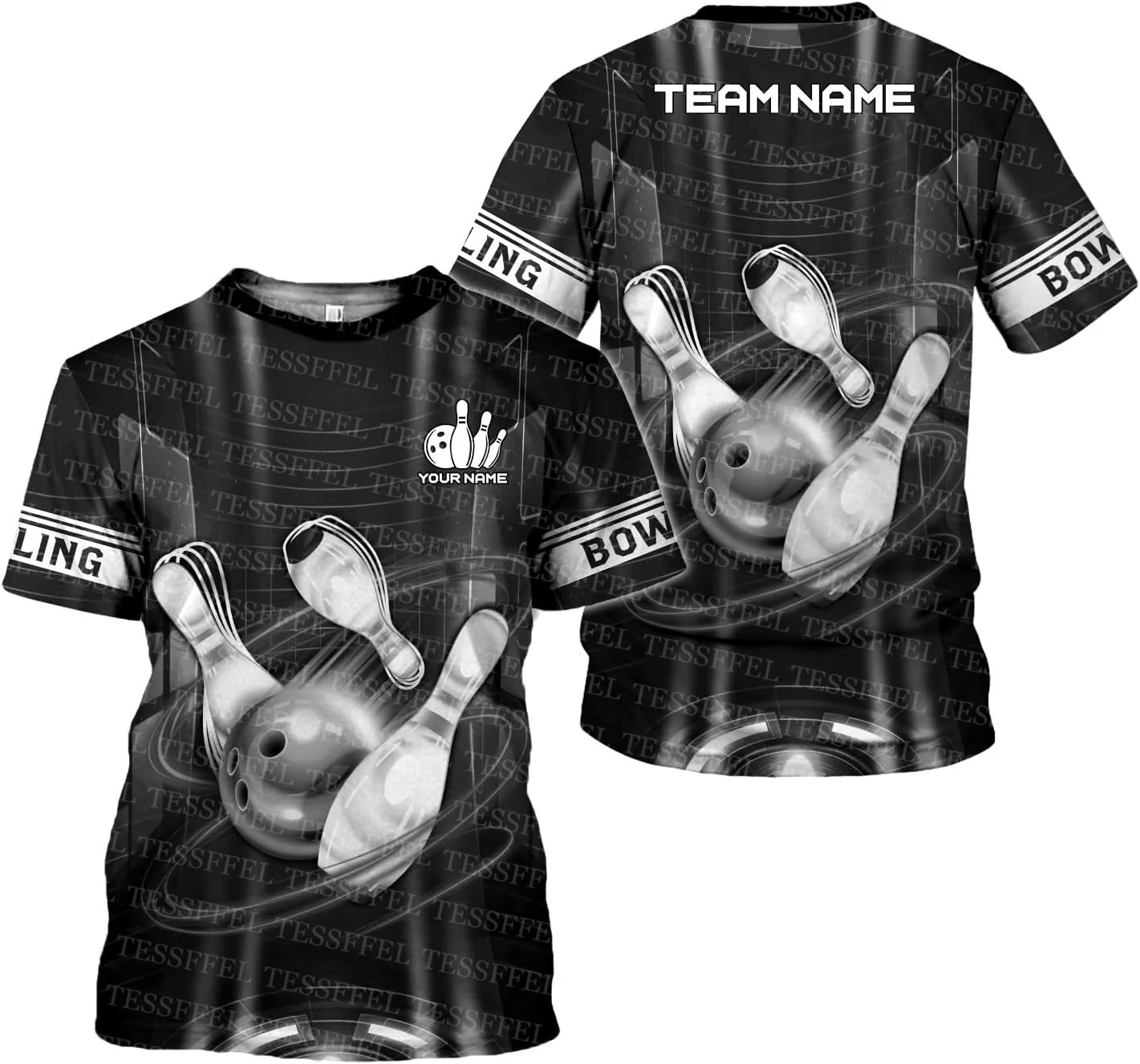 Custom Name Graffiti Flame Str - Short Sleeve Bowling Shirt Retro ulasan dan harga