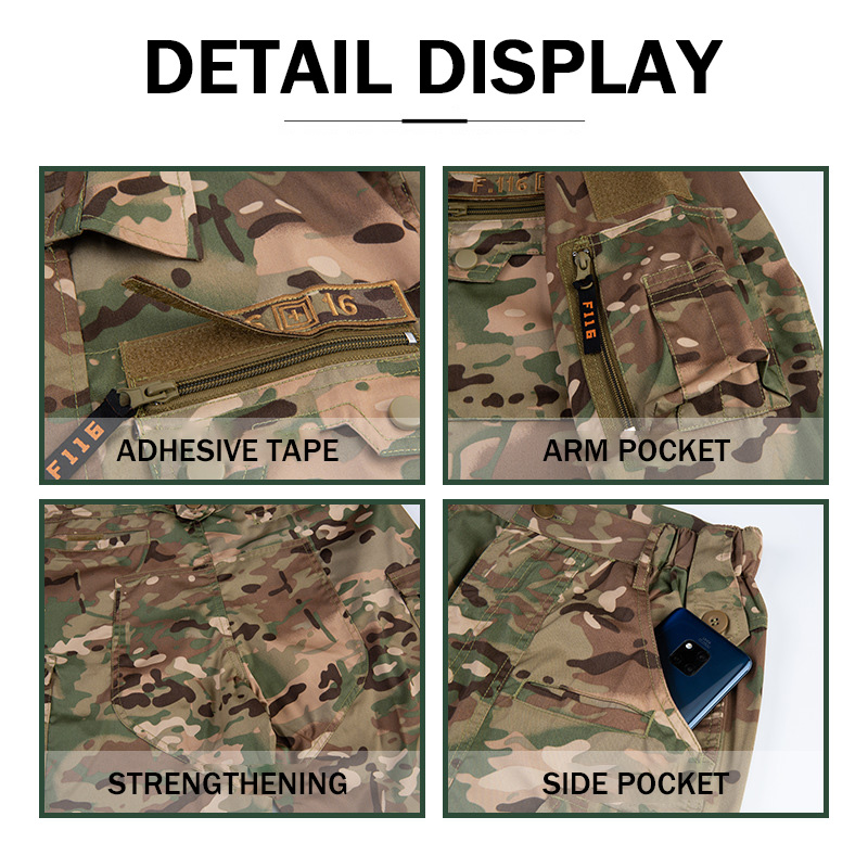 Lynjacye F116 Uniform Tactical - Tactical Military Shirt Cargo ulasan dan harga