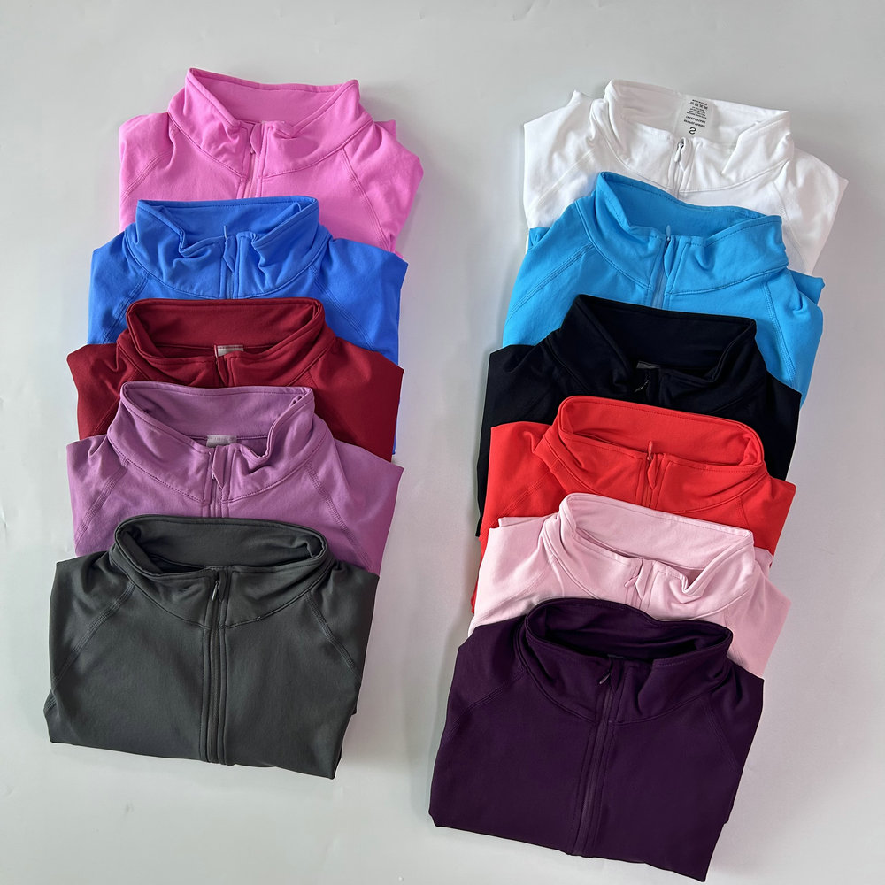 No Logo Yoga Jacket With Half  - Jackets ulasan dan harga