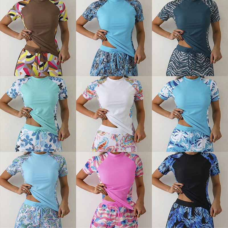 Woman Tankini With Shorts Crop - Shorts ulasan dan harga